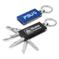 Compact Stainless Steel Multi Function Keyring