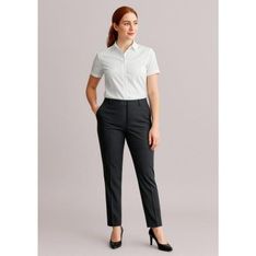 Siena Bandless Stretch Elastic Waist Corporate Pants