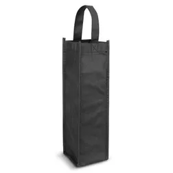 Single Bottle Wine Carrier Non Woven Polypropylene Tote