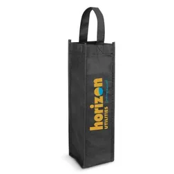 Single Bottle Wine Carrier Non Woven Polypropylene Tote