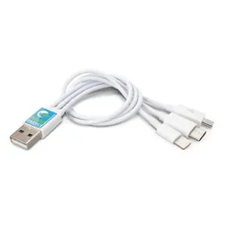Triple Connector Universal Charging Cable