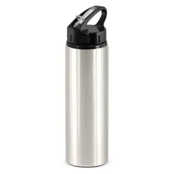 Oasis Aluminium Sports Bottle with Flip Valve and Carry Handle