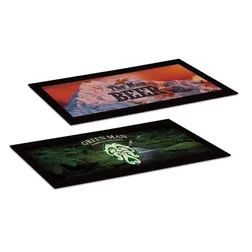 108046 Small Polyester Promotional Counter Mats (250 x 440mm) With Rubber Base