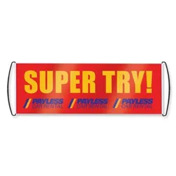 Spring Loaded Retractable Fan Banner