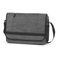 Academy Heather Poly Canvas Laptop Messenger Bag