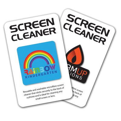 108268 Sticky Printed Mobile Phone Screen Cleaners