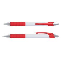 Cleo Soft Touch Retractable Ballpoint Pen with Chrome Trim