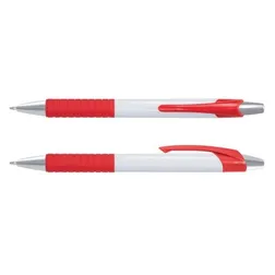 Cleo Soft Touch Retractable Ballpoint Pen with Chrome Trim