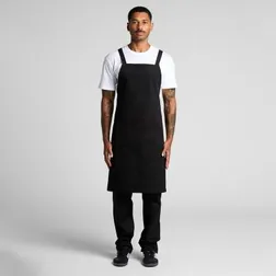 Herringbone Cross Over Shoulder Strap Apron