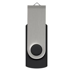 Helix 16GB Swivel USB Flash Drive with Soft Touch Rubber Case