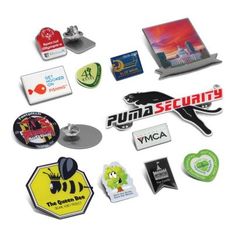 Custom Shape Metal Lapel Badges with Resin Dome