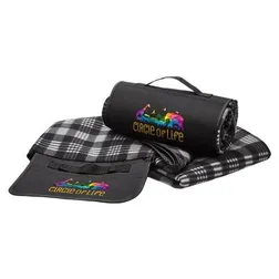 Polar Fleece Foldable Waterproof Picnic Rugs