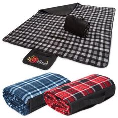 Polar Fleece Foldable Waterproof Picnic Blanket