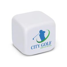 White Polyurethane Foam Cube Stress Reliever