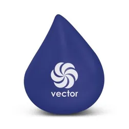 Blue Water Drop Polyurethane Stress Reliever