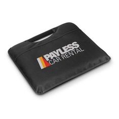 Padded Stadium Cushion with Carry Handle and External Pocket