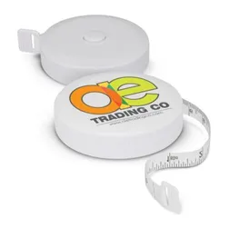 Round Locking Tape Measure with Dual Unit Calibration