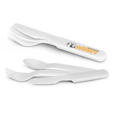 Reusable Polypropylene Cutlery Set with Nesting Storage