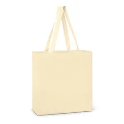 Carnaby Natural Cotton Gusseted Shoulder Tote Bag