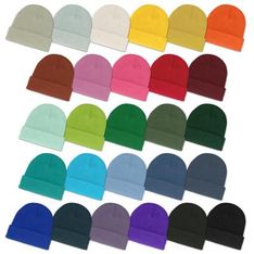 Everest Acrylic Rib Knit Beanie with Roll Cuff