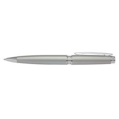 Ambassador Brass Twist Action Ballpoint Pen with Chrome Trim