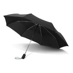 Swiss Peak Compact Automatic Wind Vented Tri Fold Umbrella