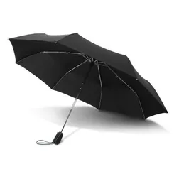 Swiss Peak Compact Automatic Wind Vented Tri Fold Umbrella