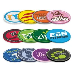 Non Slip PVC Coasters with Colour Injection