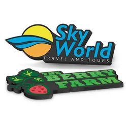 3D Raised Artwork Shaped PVC Refrigerator Magnets