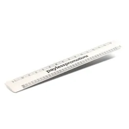 Plastic 30cm Scale Ruler with Eight Measurements