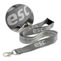 Jacquard Woven Polyester Lanyard with Safety Release Clip