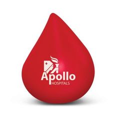 Blood Drop Shaped Polyurethane Stress Reliever