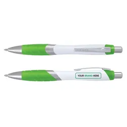 110811 Borg Branded Pens With White Barrel