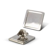 Altura Square Resin Coated Metal Lapel Pin