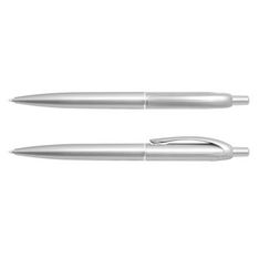 Gem Retractable Metallic Ballpoint Pen with Chrome Trim