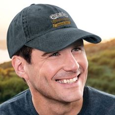 Heavy Brushed Cotton Stonewashed Velcro Closure Cap