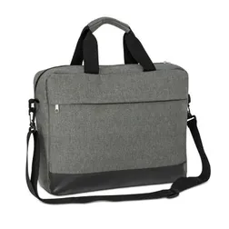 Herald Laptop Business Satchel Padded Polycanvas
