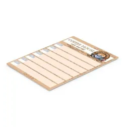 A5 Cardboard Backed Notepad Full Colour Custom Printing
