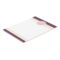 A4 Glued Notepad Full Colour Custom Printed 25 Leaves