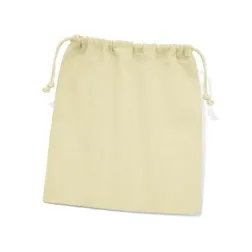 Cotton Medium Drawstring Gift Bag Natural Fiber