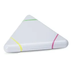 Trimark Triangular Ink Highlighter Set Three Colour Office Kit