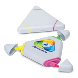 Triangular Ink Highlighter Set for Offices