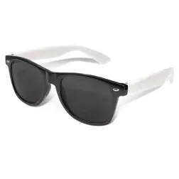 Malibu Premium Polycarbonate UV400 Sunglasses with White Arms