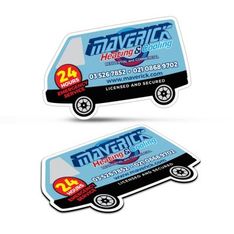 Van Shape High Gloss Laminated Refrigerator Magnets