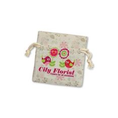 Turin Cotton Drawstring Gift Bag Small