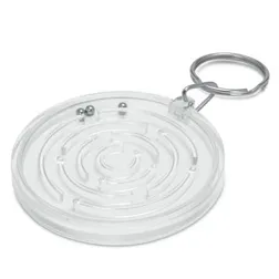 Puzzle Anti Stress Ball Bearing Key Ring