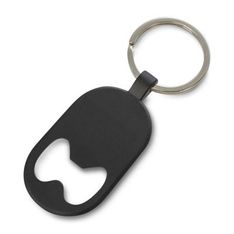 Brio Metal Bottle Opener Keyring with Mirror Finish Laser Engraving