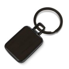 Astina Gunmetal Rectangular Key Ring with Gift Box
