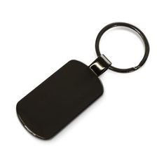 Taurus Gunmetal Executive Keyring with Natural Etch Engraving