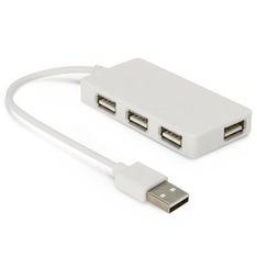 Byte Four Port Rectangular USB Hub with Data Transfer